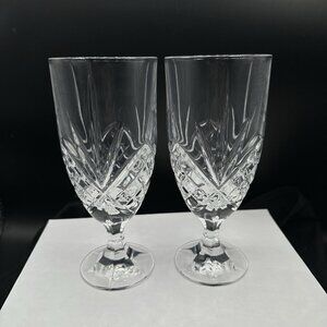 Godinger Shannon Dublin Crystal Water Goblets Set Of 2 Large 16oz